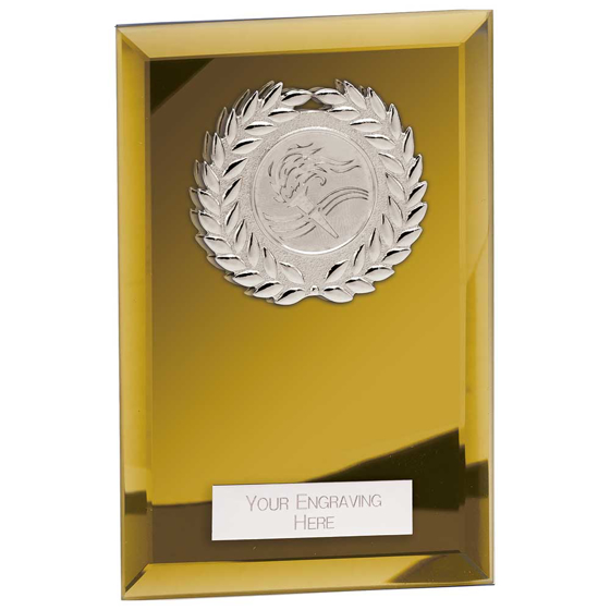 Picture of Mirage Multisport Mirror Plaque Gold 150mm