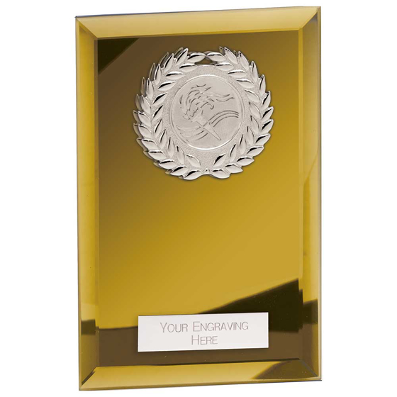 Picture of Mirage Multisport Mirror Plaque Gold 180mm