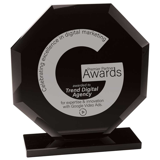 Picture of Octave Glass Award Jet Black 170mm