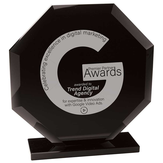 Picture of Octave Glass Award Jet Black 190mm
