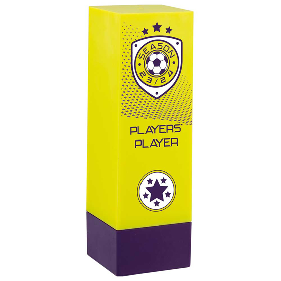 Picture of Prodigy Tower Players Player Award Yellow & Purple 160mm