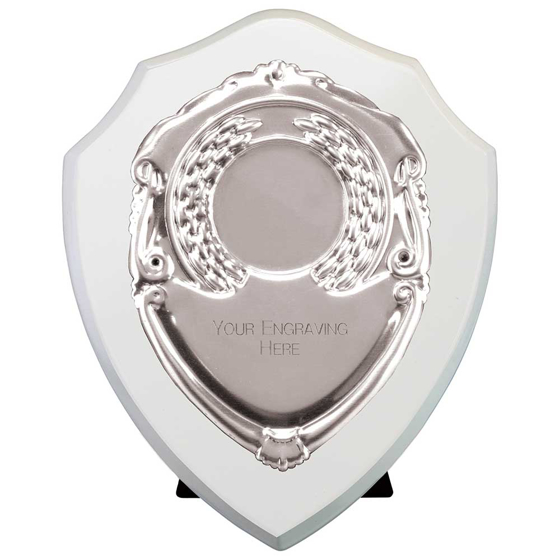 Picture of Reward Shield & Front Arctic White & Silver 100mm