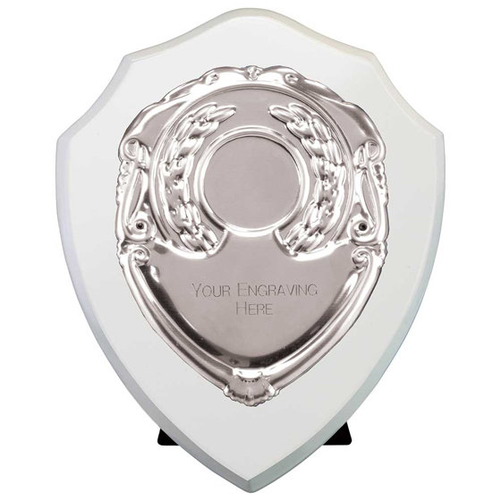 Picture of Reward Shield & Front Arctic White & Silver 125mm