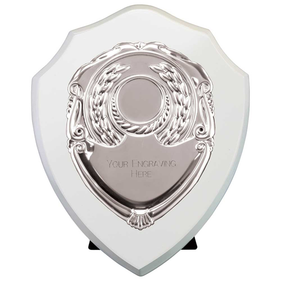 Picture of Reward Shield & Front Arctic White & Silver 150mm