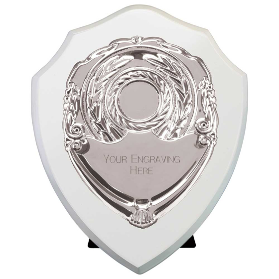 Picture of Reward Shield & Front Arctic White & Silver 175mm