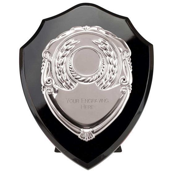 Picture of Reward Shield & Front Epic Black & Silver 150mm