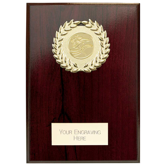 Picture of Reward Wreath Plaque Cracked Cherry 175x130mm