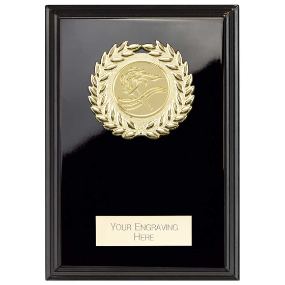 Picture of Reward Wreath Plaque Epic Black 125x90mm