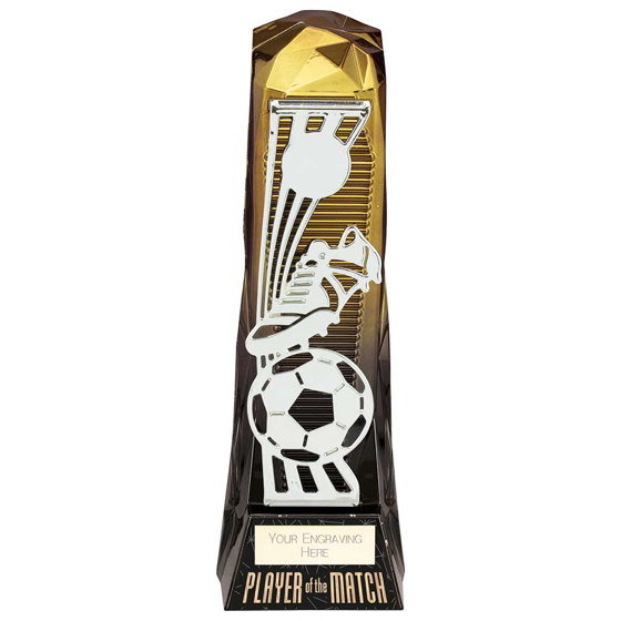 Picture of Shard Football Player of the Match Award Gold to Black 230mm