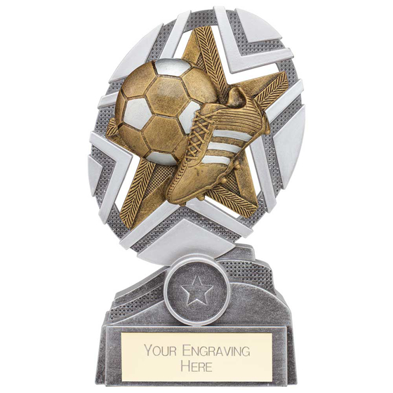 Picture of The Stars Football Plaque Award Silver & Gold 170mm