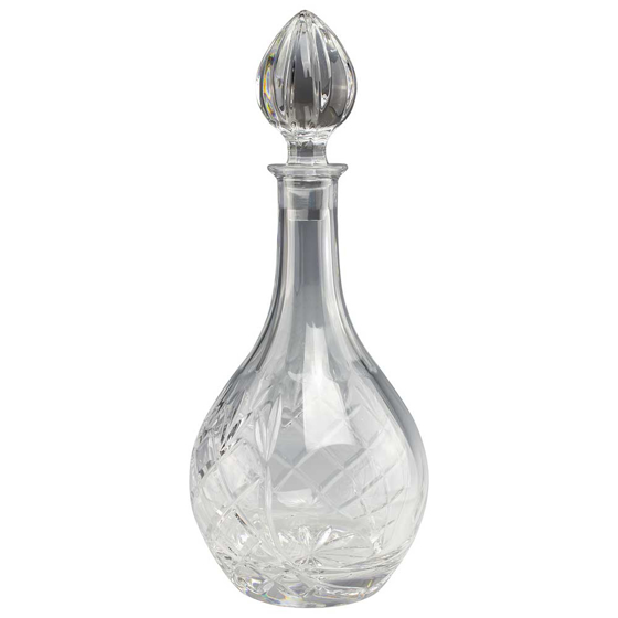 Picture of Wine Panelled Crystal Decanter 335mm