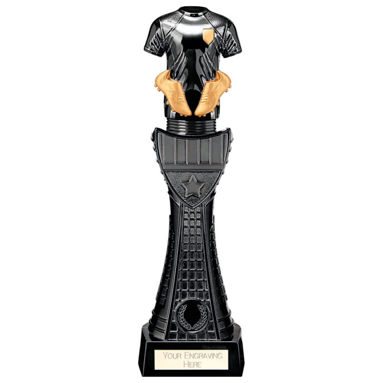 Picture of Black Viper Tower Football Strip Award 295mm