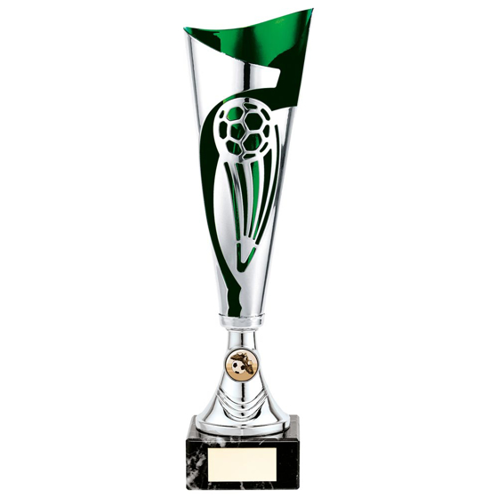 Picture of Champions Football Cup Silver & Green 360mm