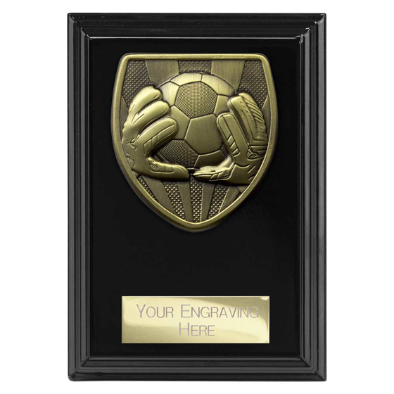 Picture of Cobra Plaque Football Goal Keeper Award Epic Black 125mm