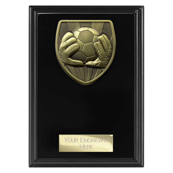 Picture of Cobra Plaque Football Goal Keeper Award Epic Black 150mm