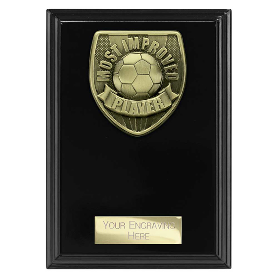 Picture of Cobra Plaque Most Improved Player Award Epic Black 150mm