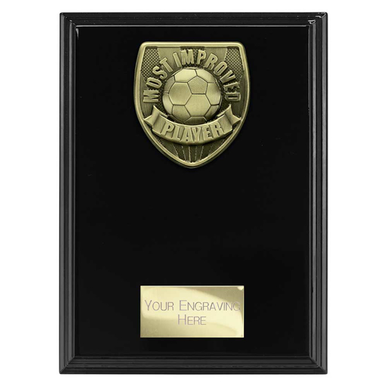 Picture of Cobra Plaque Most Improved Player Award Epic Black 175mm