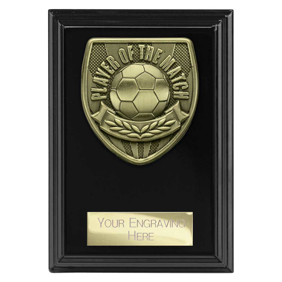 Picture of Cobra Plaque Player of Match Award Epic Black 125mm