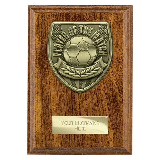 Picture of Cobra Plaque Player of Match Award Walnut 150mm