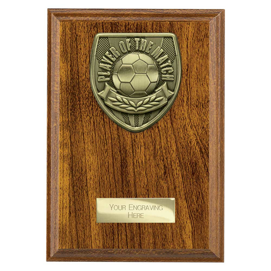 Picture of Cobra Plaque Player of Match Award Walnut 175mm