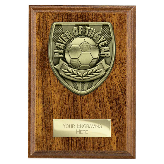 Picture of Cobra Plaque Player of Year Award Walnut 150mm