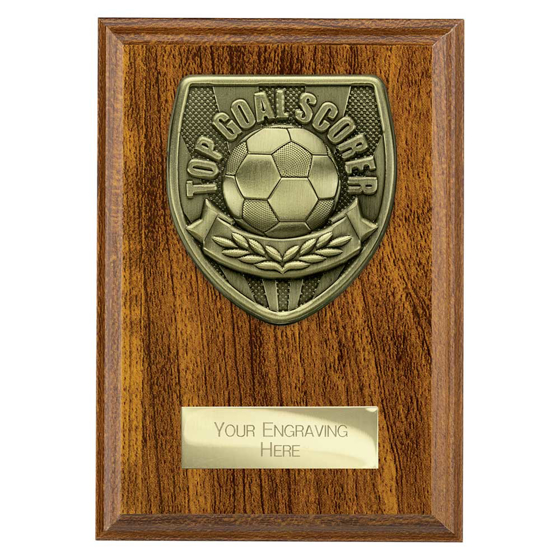 Picture of Cobra Plaque Top Scorer Award Walnut 150mm