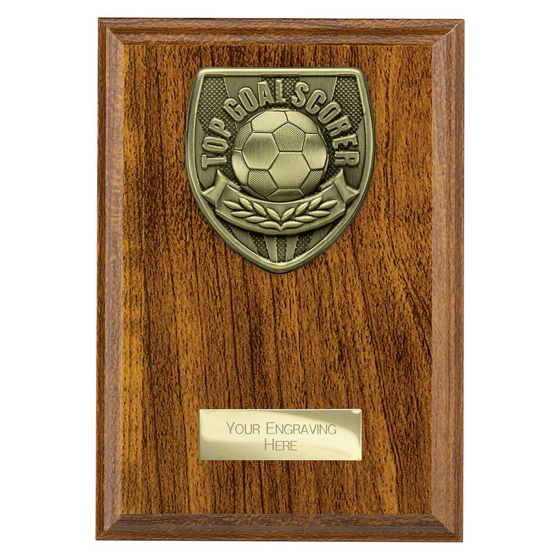 Picture of Cobra Plaque Top Scorer Award Walnut 175mm