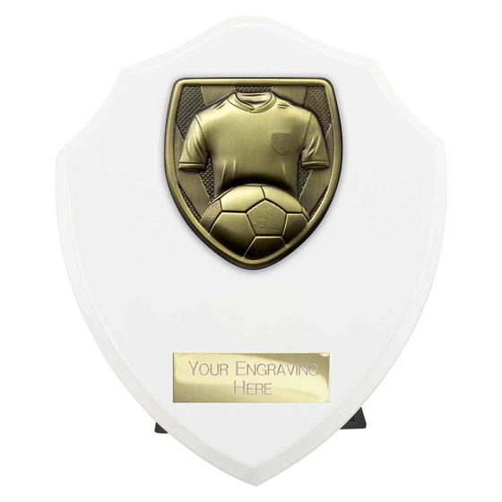 Picture of Cobra Shield Football Shirt & Ball Award Arctic White 150mm