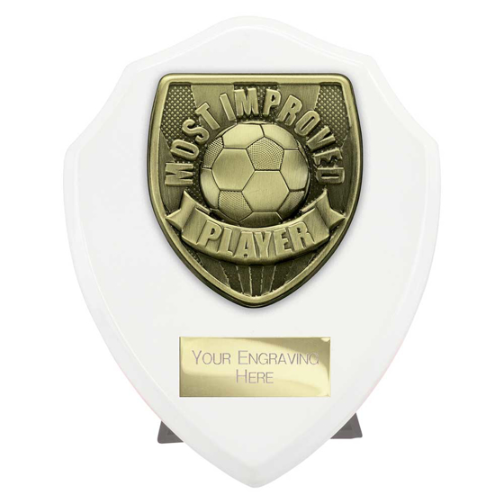 Picture of Cobra Shield Most Improved Player Award Arctic White 125mm