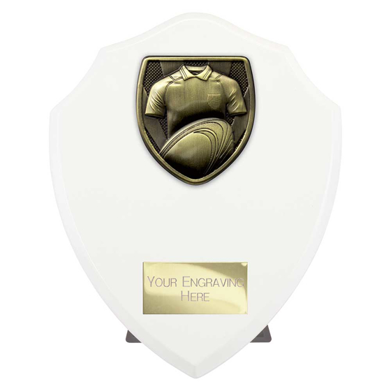 Picture of Cobra Shield Rugby Shirt & Ball Award Arctic White 175mm