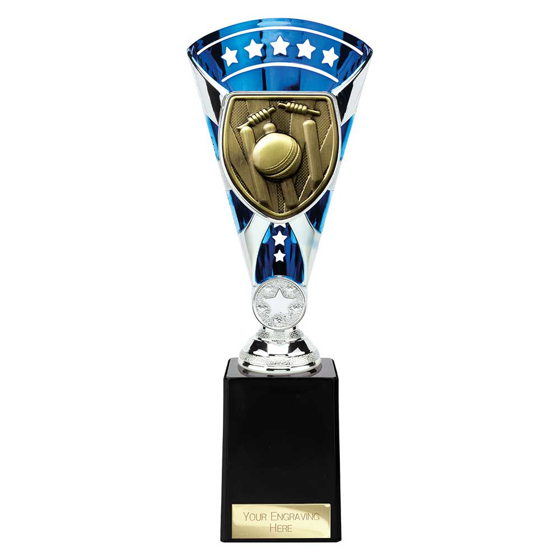 Picture of Cobra Star Cup Cricket Silver & Blue 255mm