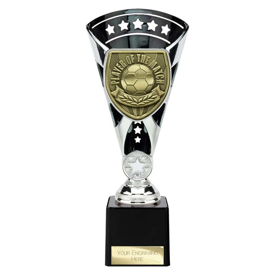 Picture of Cobra Star Cup Player of Match Silver & Black 230mm