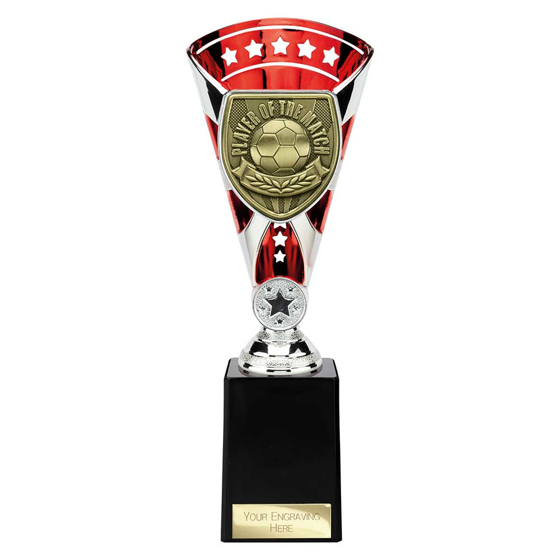 Picture of Cobra Star Cup Player of Match Silver & Red 255mm