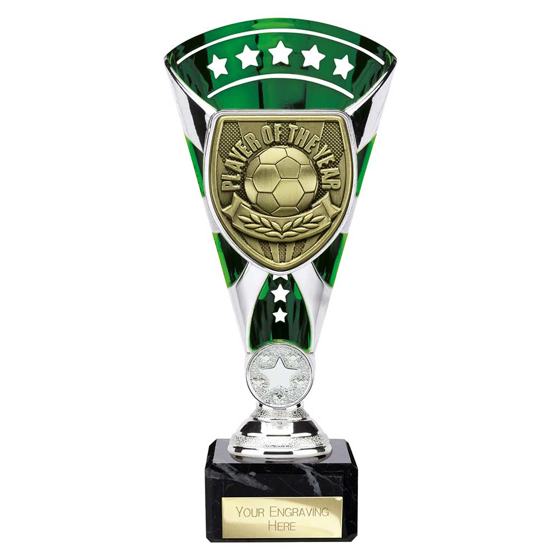 Picture of Cobra Star Cup Player of Year Silver & Green 210mm