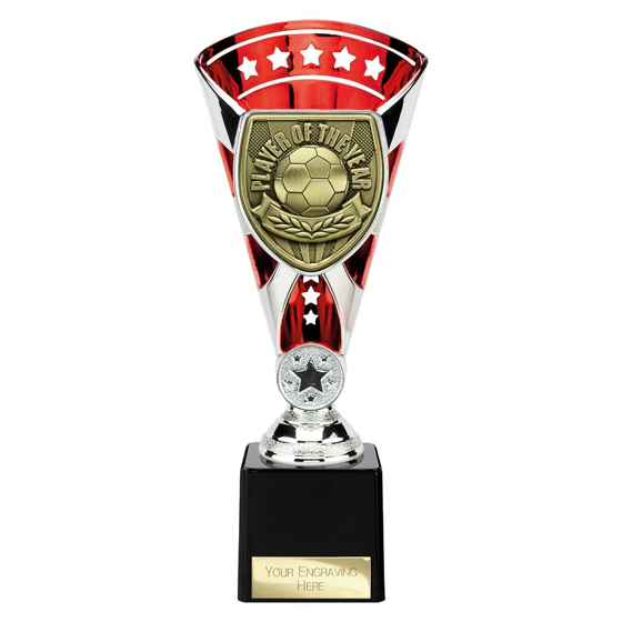 Picture of Cobra Star Cup Player of Year Silver & Red 230mm