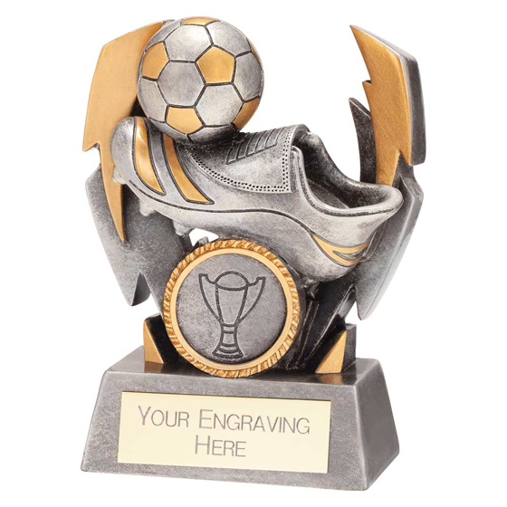 Picture of Flashbolt Football Resin Award Silver 100mm