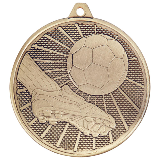 Picture of Formation Football Iron Medal Antique Gold 50mm