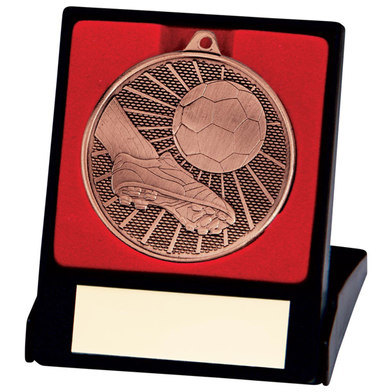 Picture of Formation Football Medal & Box Bronze 50mm