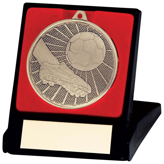 Picture of Formation Football Medal & Box Gold 50mm