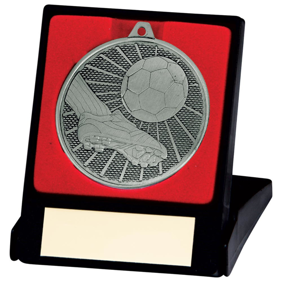 Picture of Formation Football Medal & Box Silver 50mm