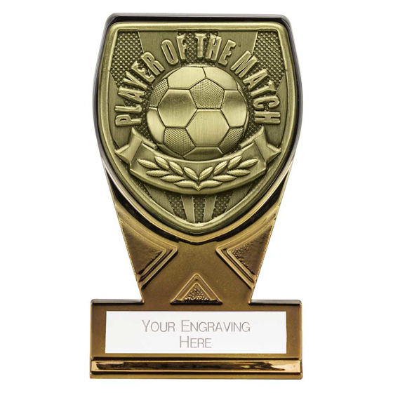 Picture of Fusion Cobra Player of Match Plaque Award Black & Gold 110mm