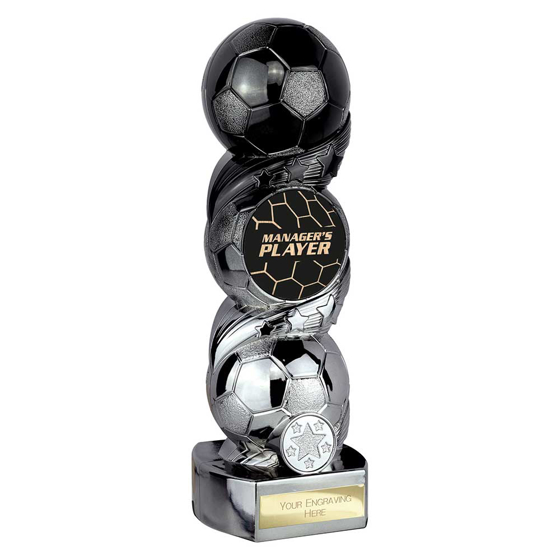 Picture of Hat-trick Strike Managers Player Carbon Black to Gunmetal 240mm