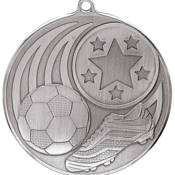 Picture of Iconic Football Medal Antique Silver 55mm