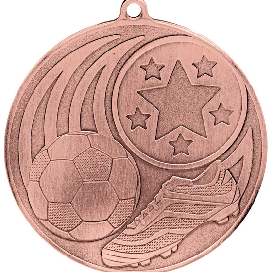 Picture of Iconic Football Medal Bronze 55mm