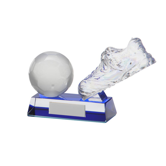 Picture of Legacy Football Boot & Ball Crystal Award100mm