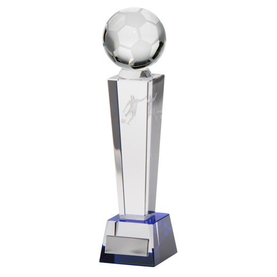 Picture of Legend Tower Crystal Football Award 245mm