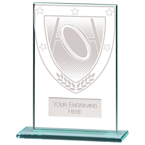 Picture of Millennium Rugby Jade Glass Award 125mm