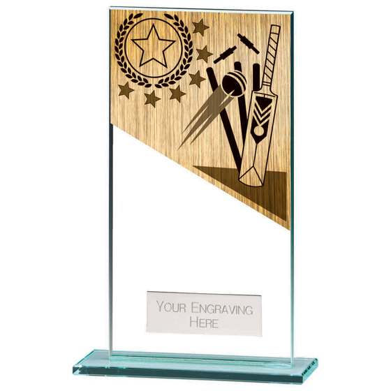 Picture of Mustang Cricket Jade Glass Award 160mm