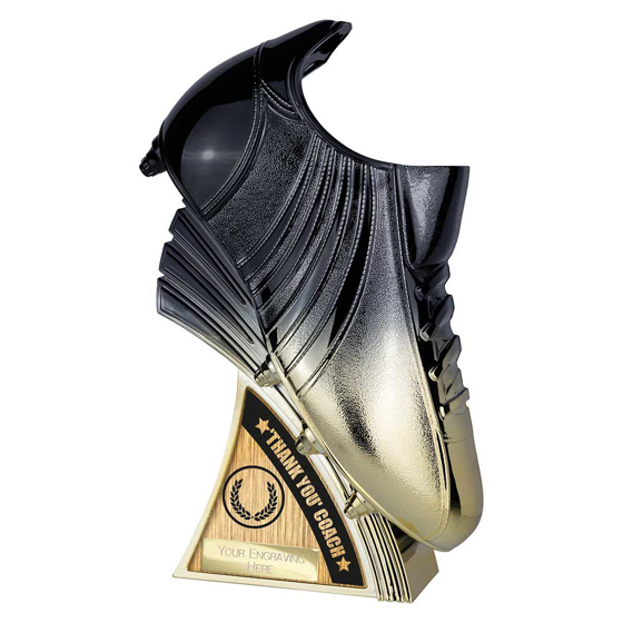 Picture of Power Boot Heavyweight Thank You Coach Carbon Black to Gold 250mm