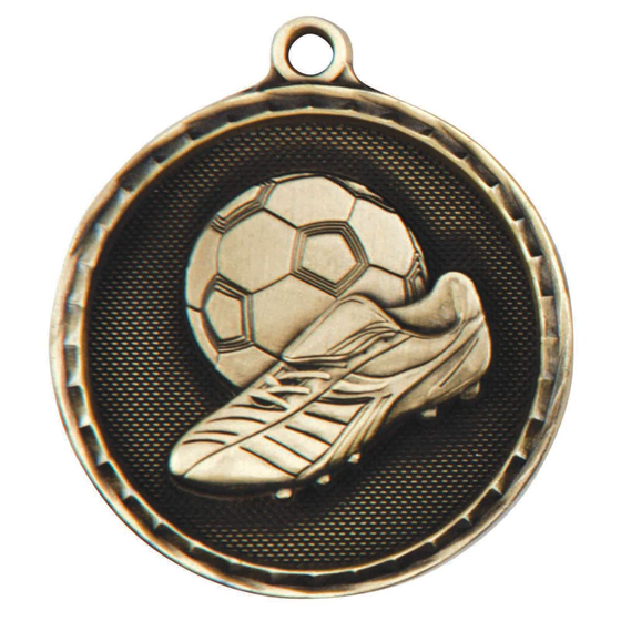 Picture of Power Boot Medal Antique Gold 50mm